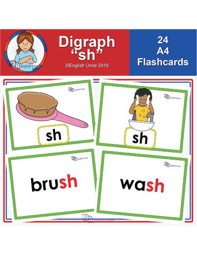 flashcards - digraph a4 sh