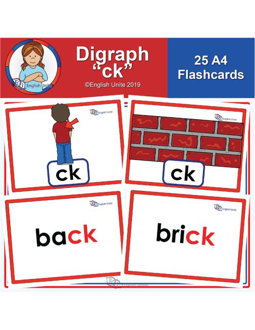 flashcards - a4 digraph ck