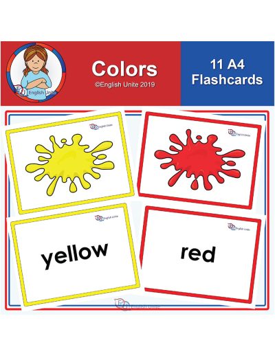 flashcards - a4 colors