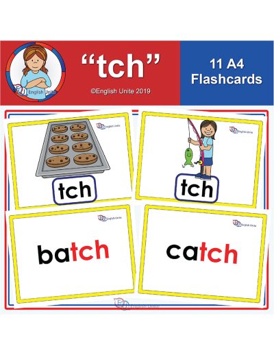 flashcards - a4 digraph tch