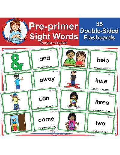 flashcards - pre-primer sight words