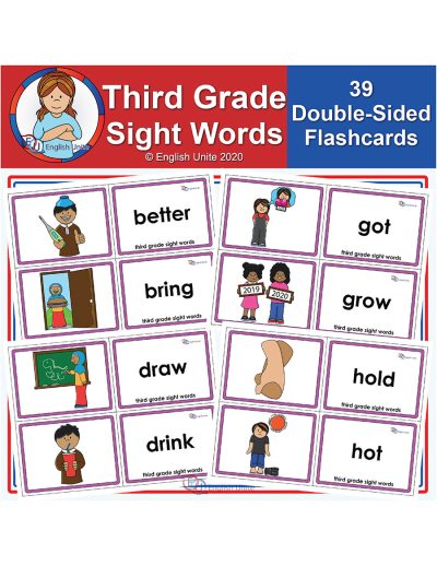 flashcards - third grade sight words