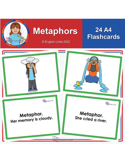 flashcards - a4 metaphors