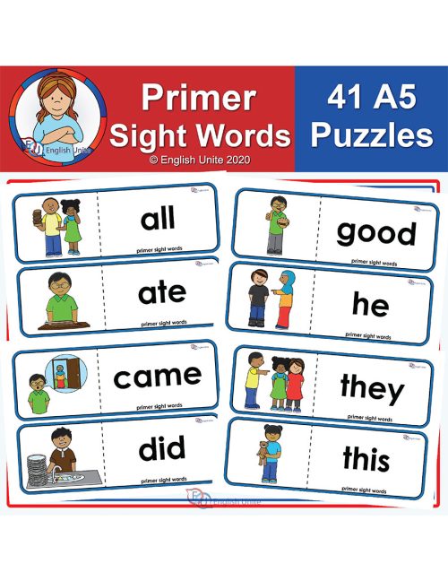 puzzles - primer grade sight words