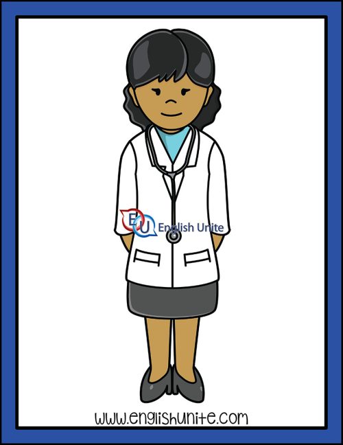 clip art - doctor female