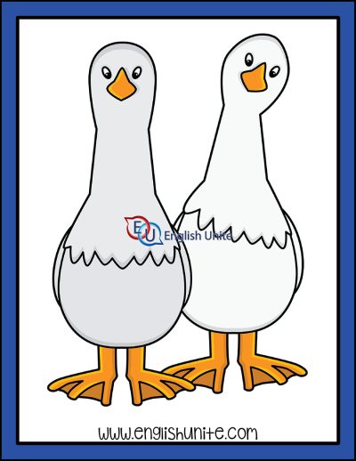 clip art - geese