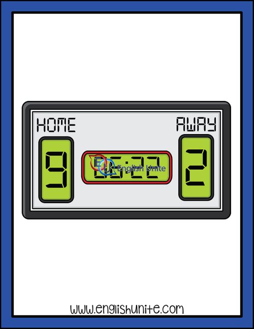clip art - scoreboard