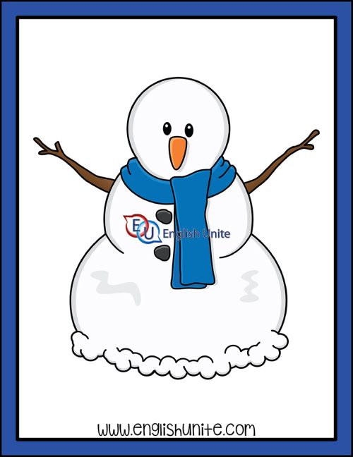 clip art - snowman
