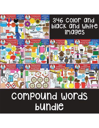 clip art - compound words bundle