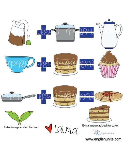 clip art - compound words pack 2 preview 2