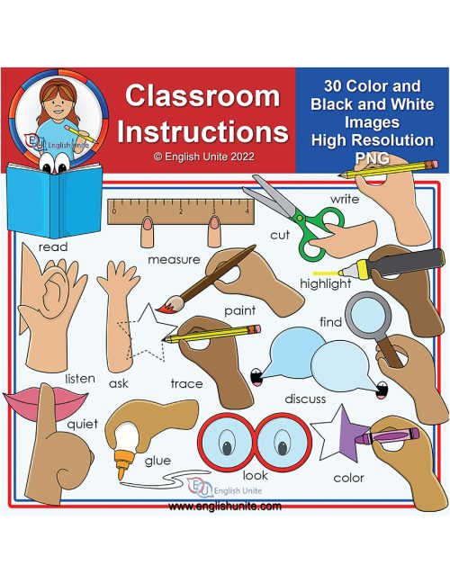 clip art - classroom instructions