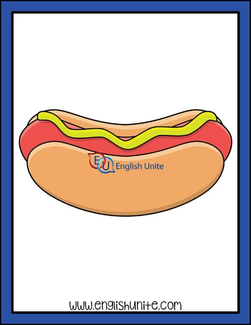 clip art - hot dog