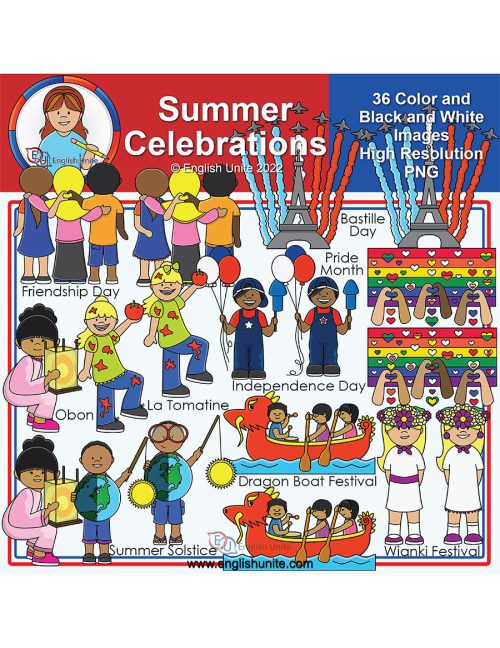 clip art - summer celebrations