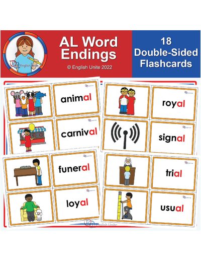 flashcards - al word endings