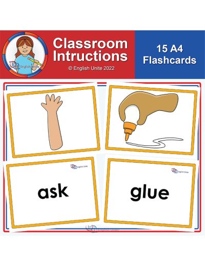 flashcards - a4 classroom instructions