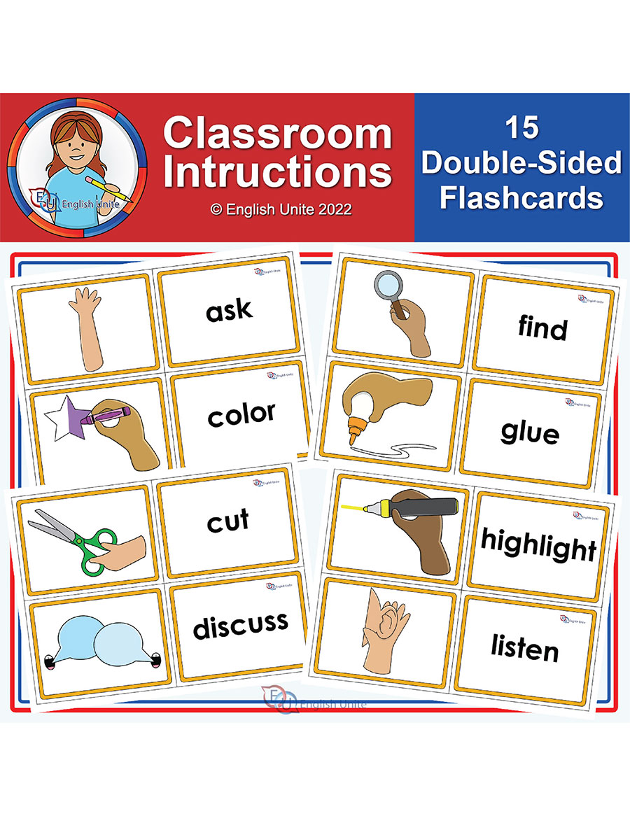 English Unite - Flashcards - Classroom Instructions