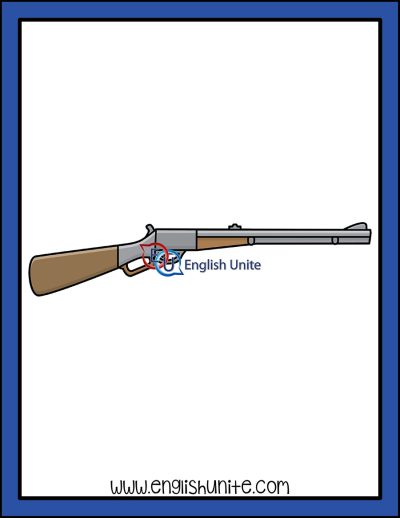 clip art - rifle