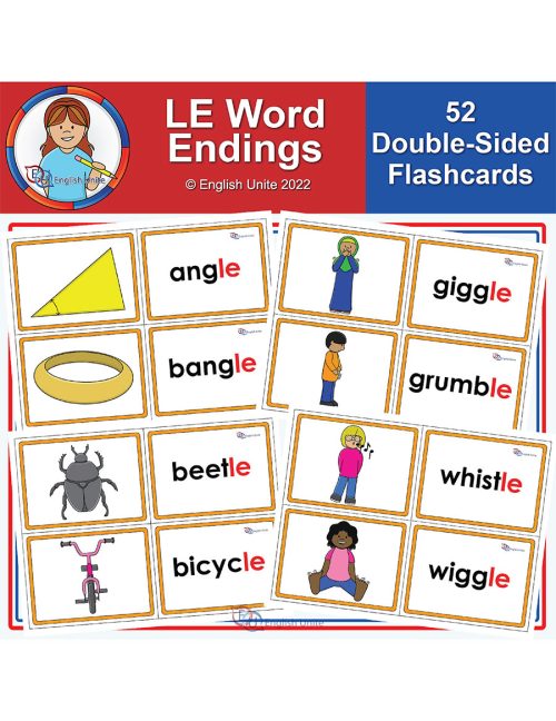 flashcards - le word endings