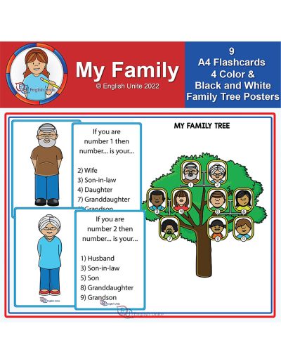 flashcards - my family mixed