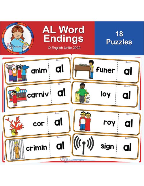 puzzles - al word endings