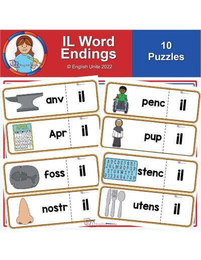 puzzles - il word endings