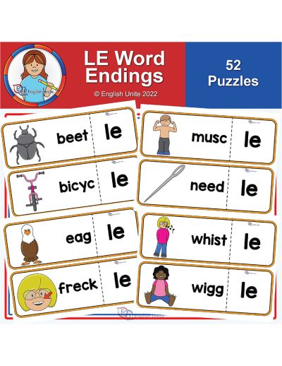 puzzles - word endings le