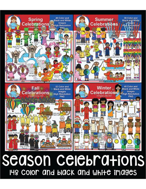 clip art bundle - season celebrations