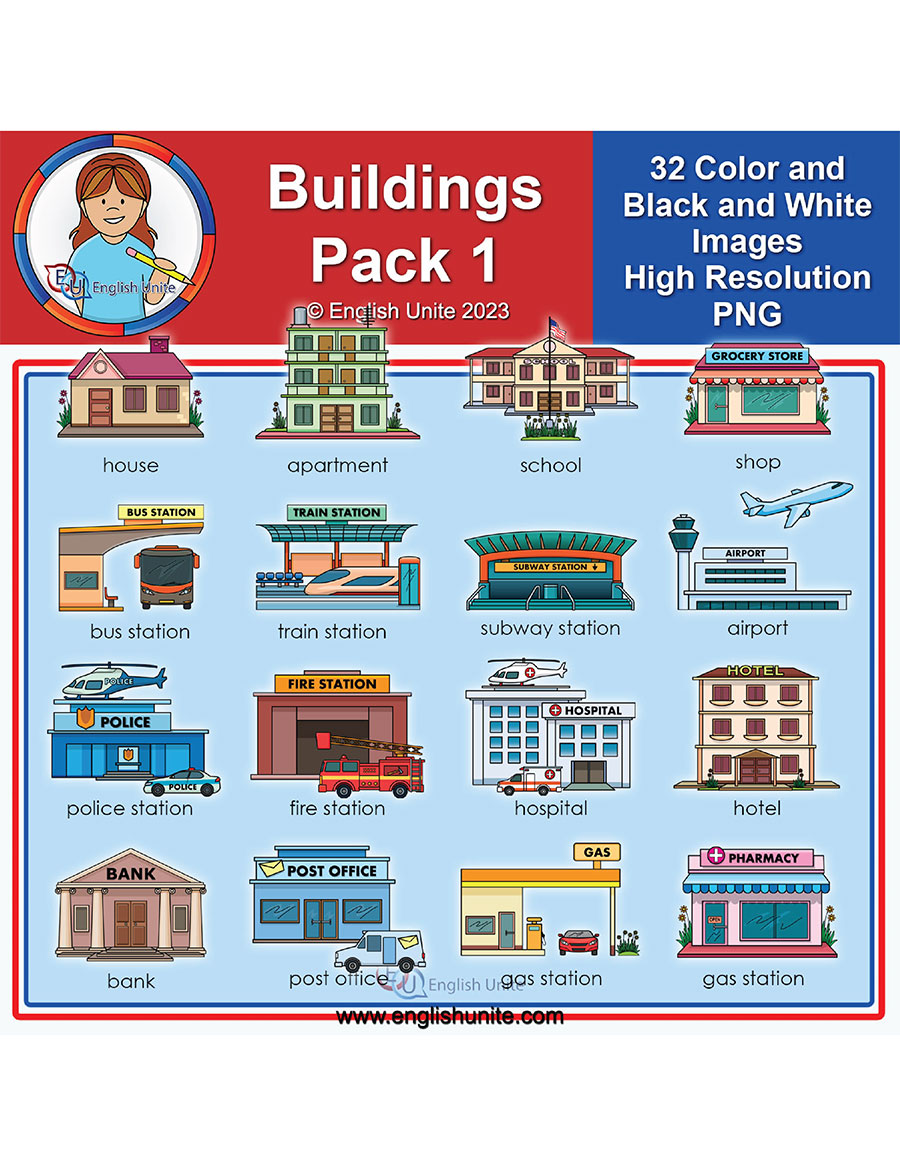 free community building clipart bank