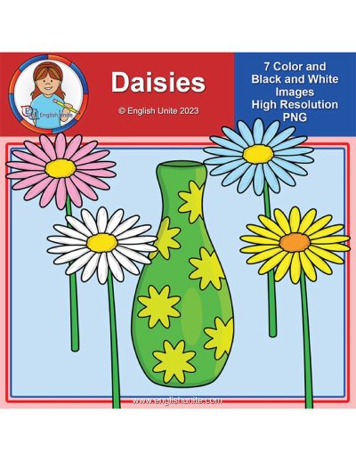 clip art - daisies