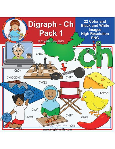 clip art - ch digraph pack 1