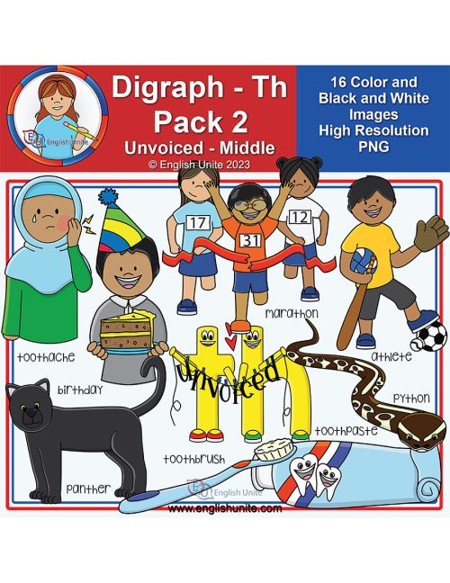 clip art - th digraph pack 2