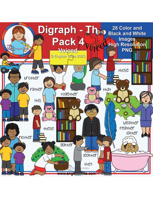 clip art - th digraph pack 4