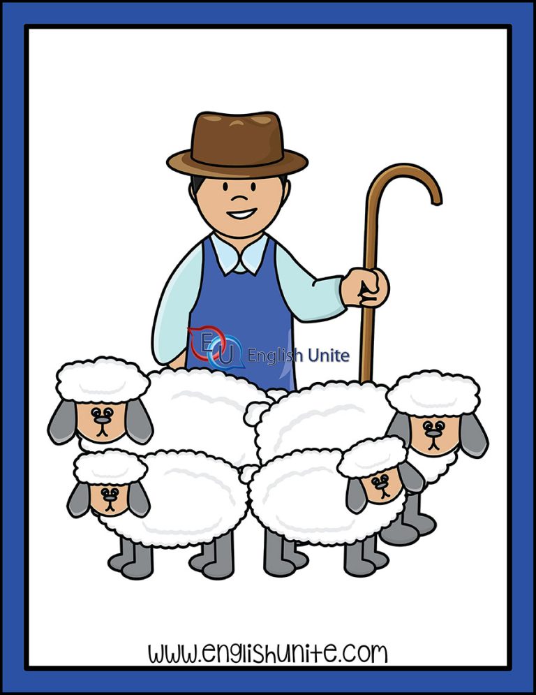 English Unite - Digraph - Flock (Sheep)