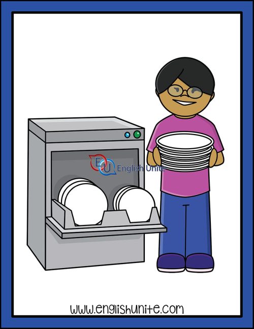 clip art - do dishes 3