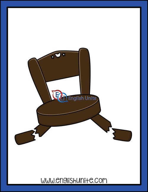 clip art - broken chair