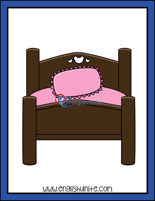 clip art - mother bear bed