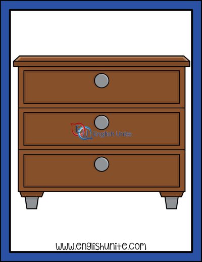 clip art - a chest of drawers