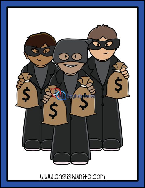 clip art - a pack of thieves