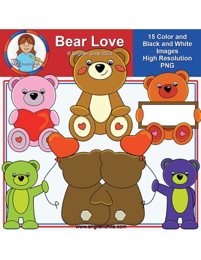 clip art - bear love