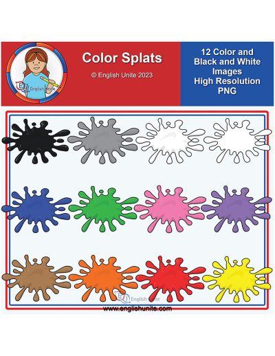 clip art - color splats