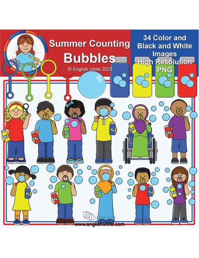 clip art - counting bubbles