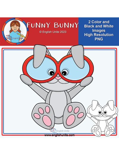 clip art - funny bunny