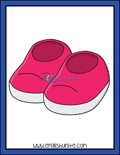 clip art - pair pink shoes