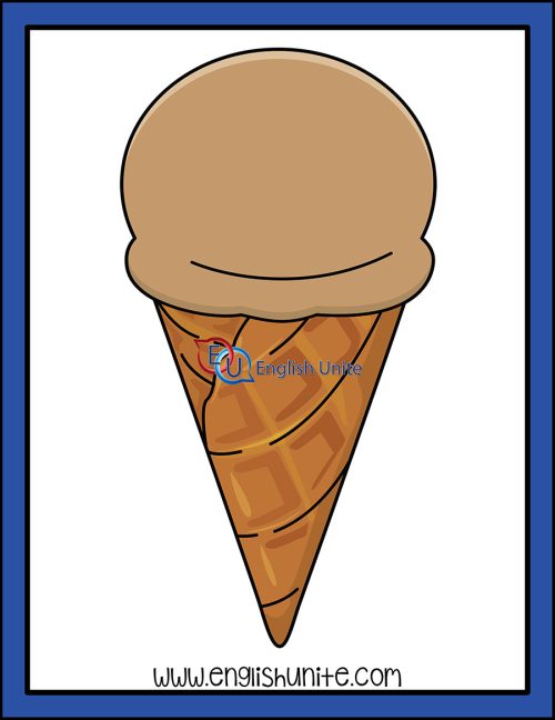 clip art - 1 scoop ice cream