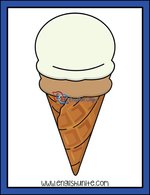 clip art - two scoops of ice cream