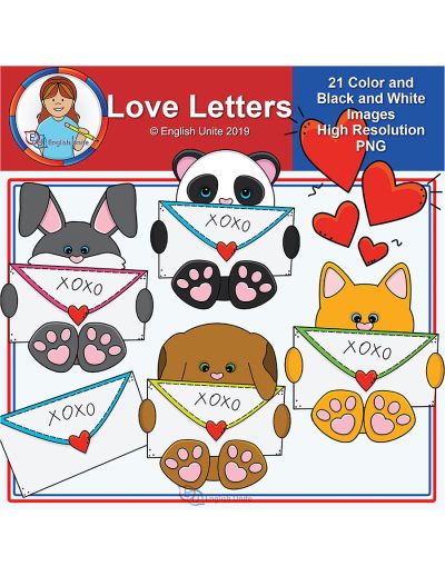 clip art - love letters