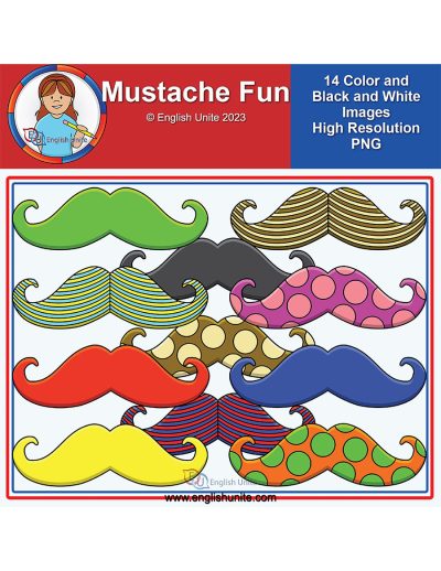 clip art - mustache fun