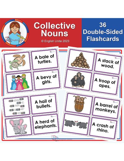 grammar flashcards - collective nouns
