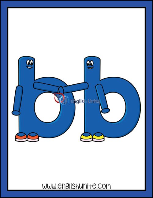 clip art - double consonants bb character