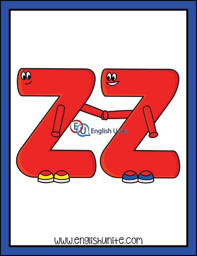clip art - double consonants zz characters